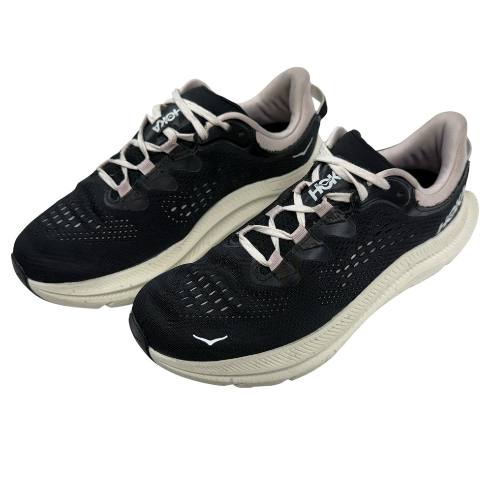 Hoka Kawana 2 Running Shoes Women Size 9.5 B Walking Comfort‎ Neutral Black